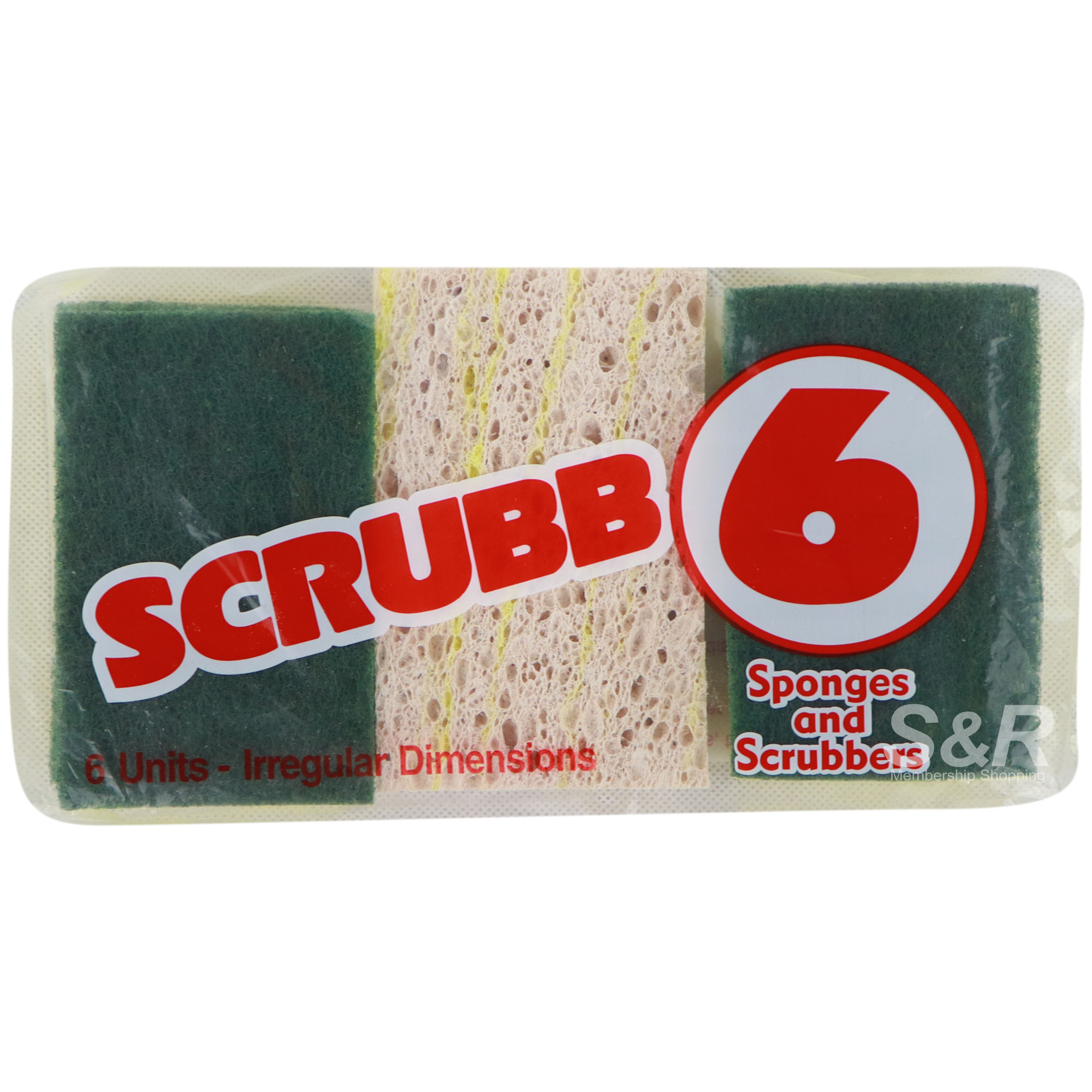 Scrubb Sponges and Scrubbers 6pcs